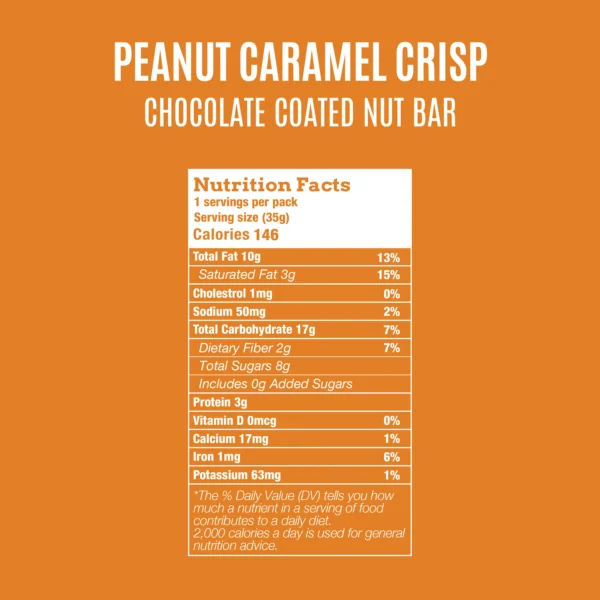 Peanut Caramel Crisp Bar